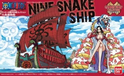 One Piece Grand Ship Collection #06 Boa's Kuja Nine-Snake Pirate Ship Model Kit Foto 1 de 2