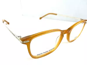 🤓 Gianfranco Ferre GFF54W46 004 Men's Yellow 51mm Eyeglasses Frame 51-20-140 - Picture 1 of 3