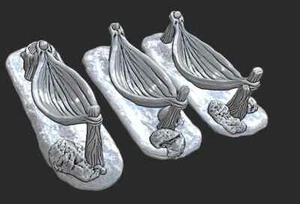 Hammocks for 28mm Tabletop Medieval Fantasy Wargaming - Picture 1 of 7