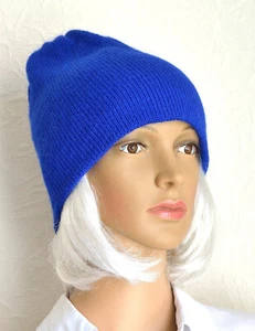 Hand made 100% cashmere fluffy women's hat - Picture 1 of 4