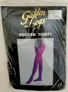 Collant con piedi GOLDEN LEGS nuovo taglia unica 100-180 libbre colore arancione - Foto 1 di 2