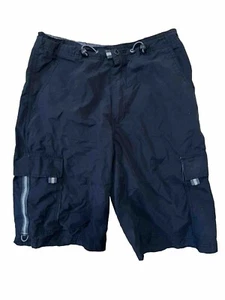 Union Bay Boys Youth L (16) black LONG Shorts 26 x 12" Inseam VGC - Picture 1 of 2