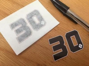 Takaaki Nakagami Race Number 30 - 2018 (Very Small Pair) - Black - Picture 1 of 1