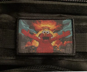 Hellmo World on Fire Meme Patch Appocalypse Nuclear Morale Tactical Hook [sub] - Picture 1 of 1