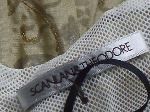 SCANLAN&THEODORE NudeCottonMetalSilkMixEmpireLineSizeSNWT - Picture 1 of 6