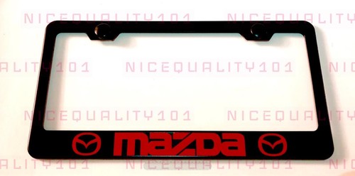 MazdaSpeed Stainless Steel Finished License Plate Frame Holder Rust Free