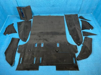 Juego de 10 alfombras de piso de carga trasera Mercedes G500 G55 AMG 2002-2005 negro: 7088 OEM Foto 1 de 4