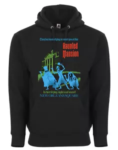 The Haunted Mansion Poster Disneyland Hitch Hiking Ghosts Graphic Hoodie Sweater - Picture 1 of 4