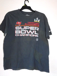 Adult Nike Large Tampa Bay Buccaneers Super Bowl LIV Champions T-Shirt - Imagen 1 de 4