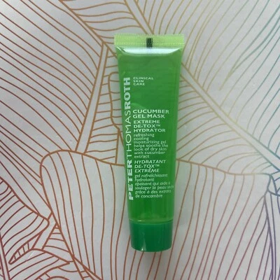 Peter Thomas Roth Cucumber Gel Mask Extreme Detox Hydrator 14ml Brand New Sealed - Image 1 of 3