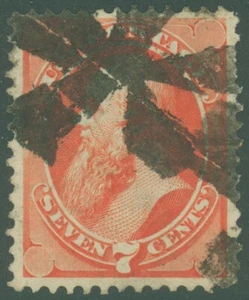 US SCOTT #160 "PINWHEEL" FANCY CANCEL! Kleine Träne U.R., Whitfield #3557, SCV 85 $ - Bild 1 von 1