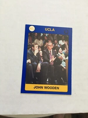 1990-91 Collegiate Collection UCLA - John Wooden #130 - Image 1 of 2