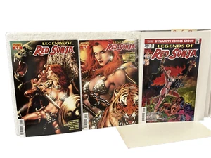 Dynamite COMICS: LEGENDS of RED SONJA #4,5,5 THORNE, ANACLETO COVER NM+ 2014 - Picture 1 of 10