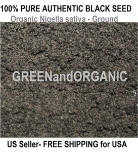 16 oz Amazing BLACK CUMIN SEED Finely Ground Whole Herbs NIGELLA SATIVA Powder - Picture 1 of 3