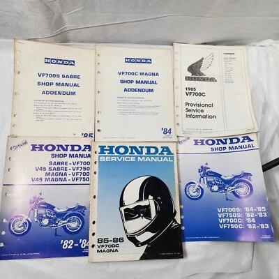 Руководство по ремонту сервисной мастерской Honda 1982 - 1986 VF700C Magna VF 700 61MK301 - Изображение 1 из 4