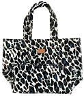 Consuela Blue Jag Mini Bag Purse Cheetah Leopard Print Utility Tote