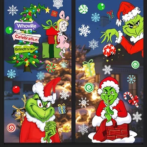 Fensterbilder Weihnachten, Weihnachtsdeko Für Fenster, 9 Blätter Fensterbilder - Bild 1 von 7