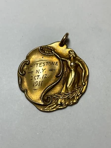 1911 Whitestone NY Vintage 1 Mile Run Medal - Picture 1 of 2