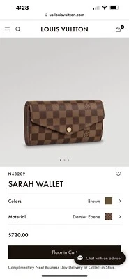 Louis Vuitton Long Envelope Wallet Brown ( - Image 1 of 4