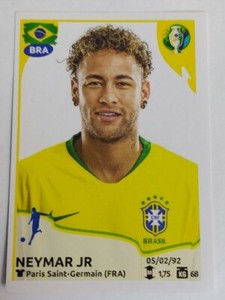 Brazil version 2019 Panini Copa America Brazil #37 Neymar Jr.