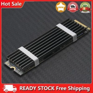 M.2 Solid State Festplatte Kühlkörper Wärmestrahler für NGFF NVMe 2280 SSD (Schw - Photo 1/10