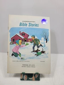 Vintage Children's Kindergaten Bible Stories Quarterly Winter 1971-1972 - Picture 1 of 8