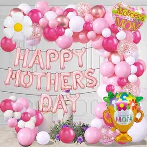 132PCS Mothers Day Balloons Garland Arch KitMothers Day Decorations Happy Mot... - Picture 1 of 5