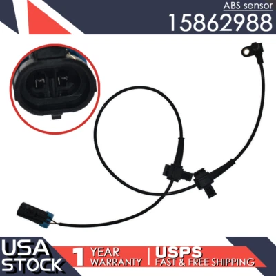 Rear Left Right ABS Wheel Speed Sensor 15862988 For Hummer H3 06-10 H3T 09-10 - Изображение 1 из 4