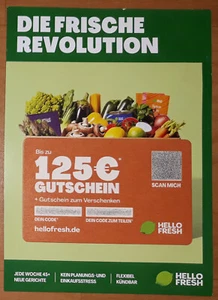 ### HELLO FRESH ### Einkaufsgutschein für bis zu 125 € ### kostenloser Versand # - Bild 1 von 2