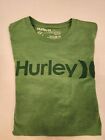 Grand tee-shirt d'été vert Hurley/boucle pour homme