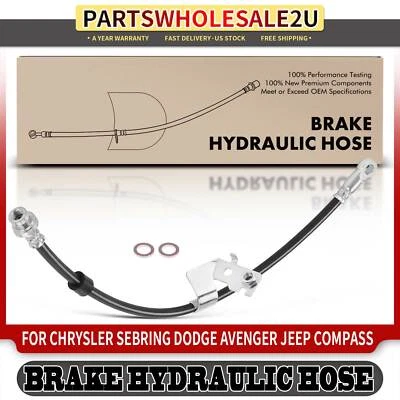 Manguera hidráulica de freno delantero izquierdo para Chrysler Sebring Dodge calibre Jeep Compass Foto 1 de 4