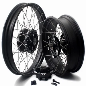 VMX 21-17 Tubeless Wheels Fit BMW F800GS Adventure 2008-2020 CUSH Supermoto Set - Bild 1 von 15