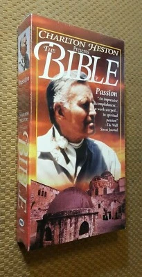 NEW Charlton Heston Presents The Bible Passion Tony Westman Charlton VHS SEALED - Image 1 of 3