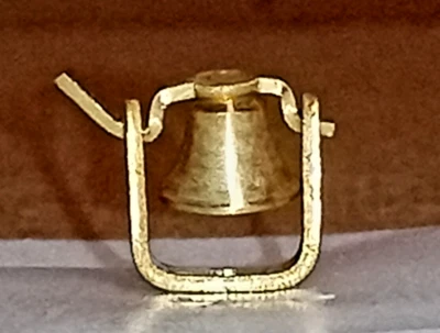 BRASS BELL AND ALL METAL YOKE  HO SCALE MANTUA  TYCO FACTORY ORIGINAL NEW - Image 1 of 4