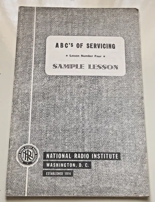 Sprayberry Academy of Radio ABC's of Servicing урок номер четыре образец урок - Изображение 1 из 3