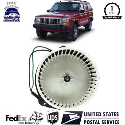 New Blower Motor with motor wheel For 1988-1996 Jeep Cherokee 1988-1992 Comanche - Изображение 1 из 4