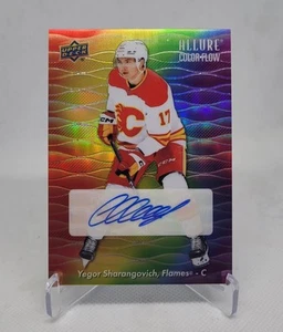 2023-24 UD Allure - Color Flow Full Rainbow Autographs Yegor Sharangovich - Bild 1 von 2