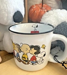 Taza de café Peanuts Charlie Brown, Snoopy & Gang cerámica 20 OZ nueva - Imagen 1 de 8