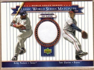 2002 Upper Deck World Series Heroes Classic World Series Match-Ups Tom Glavine - Picture 1 of 2