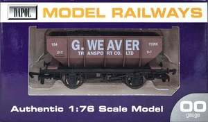 Dapol B616 21 Ton Hopper Wagon 154 in G. Weaver Transport Co Ltd, York Livery - Picture 1 of 2