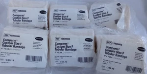 6 Rolls Hartmann Elastic Tubular Support Bandage Size F Bandage 4" X 3" - Picture 1 of 11