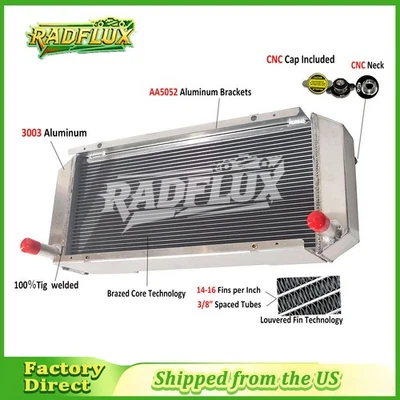 Radiador de refrigeración de 2 filas OE#666384 6666384 para Bobcat S130 653 751 753 763 773 7753 Foto 1 de 4