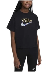 Nike NSW Tee Boxy Energy (Little Kids/Big Kids) Black - Picture 1 of 1