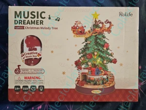 Rolife Holz 3D Puzzle Weihnachtsbaum Bausteine Spielzeug Zum Selbermachen Spieluhr Geschenk - Bild 1 von 2