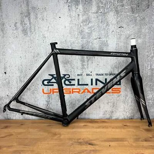 2014 Stevens Aspin CT 56cm Rim Brake Black Alloy Road Bike Frameset 700c - Picture 1 of 12