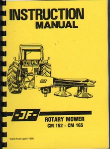 "JF"" CM 152 y CM 165 Tractor Rotativo Manual de Instrucciones - Imagen 1 de 1