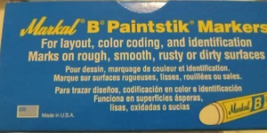Marcador de pintura sólida Markal 80220 Paintstik B, ROJO CAJA DE 12 - Imagen 1 de 3