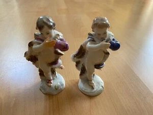 Set of 2 Meissen Porcelain Figurines - Picture 1 of 2
