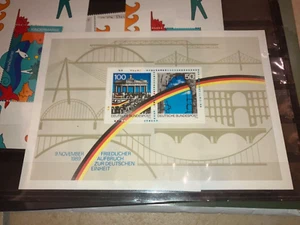 Briefmarken Bund postfrisch, Block 22, Mi. 1481-1482, Deutsche Einheit 1990 - Bild 1 von 1