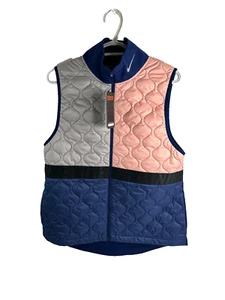 Nike Aerolayer Running Vest Void Atmosphere Grey Women`s Size Large BV3869-697 - Picture 1 of 13